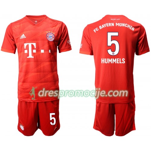 FC Bayern München Dres HUMMELS 5 Dječji Domaći 2019/20 Kratkih Rukava FC Bayern München Dres HUMMELS 5 Dječji Domaći 2019/20 Kratkih Rukava